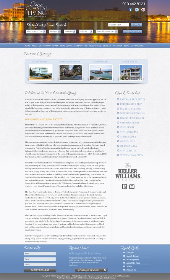 Real Estate Web Design