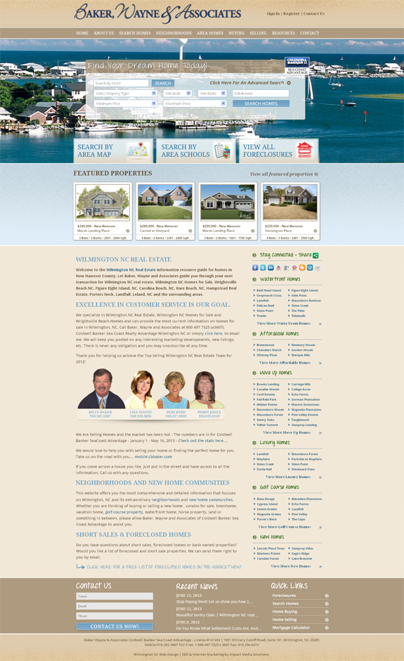 Real Estate Web Design