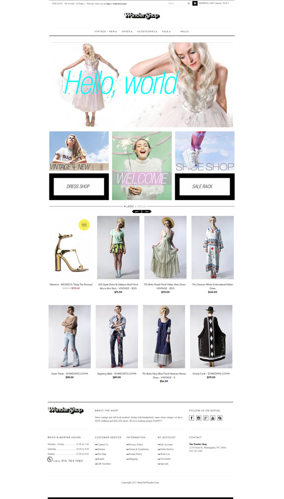 E-Commerce Web Design