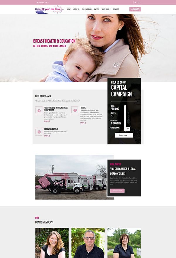Non-Profit Web Design