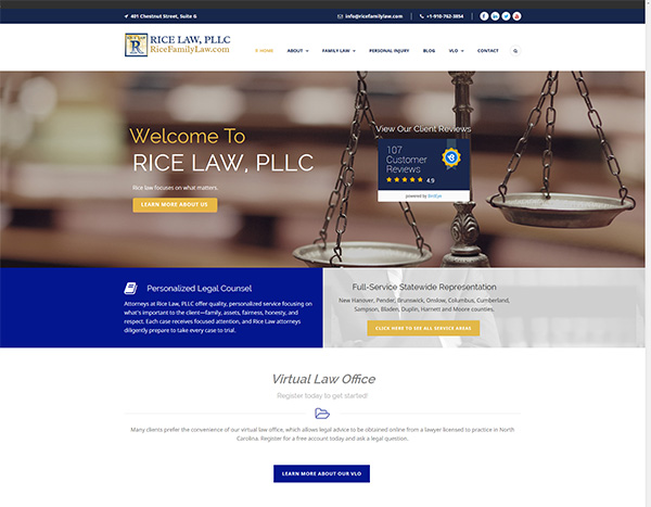 Attorney Web Design