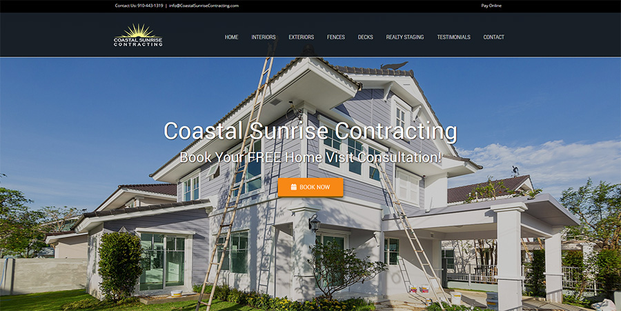 One Page Web Design Wilmington NC