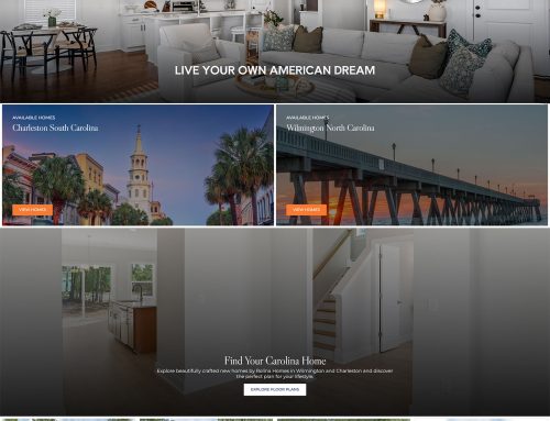 Website Design for Rolina Homes in Wilmington NC