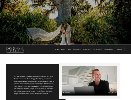 Photographer Web Design Wilmington NC